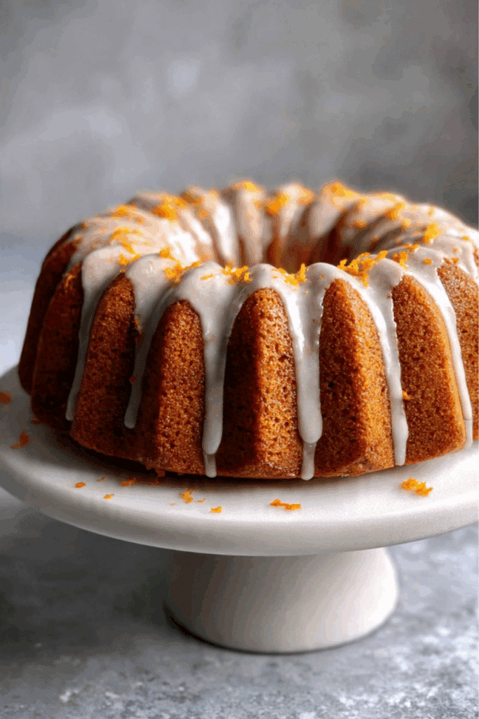 Gluten free carrot bundt cake