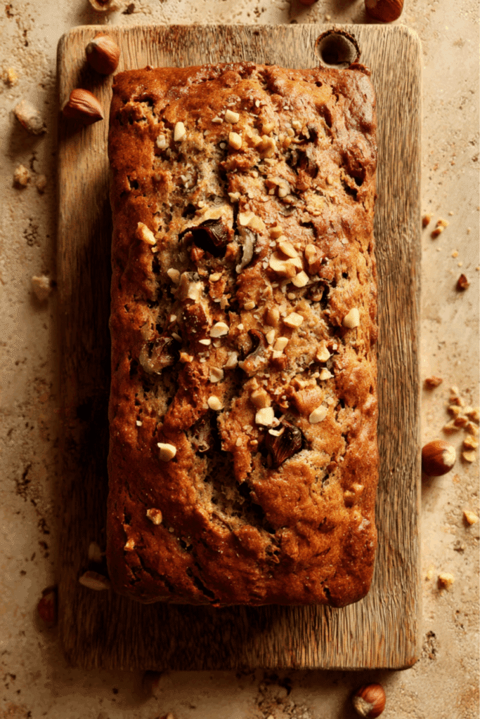 Mushroom hazelnut bread