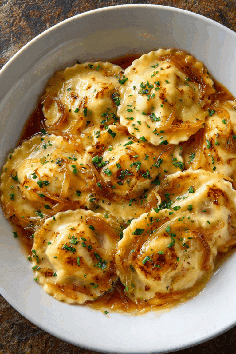 French Onion Ravioli