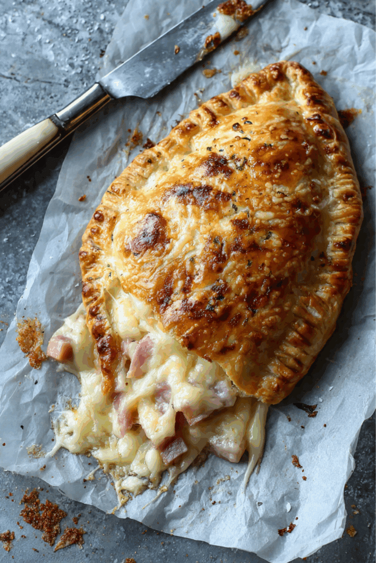 Ham and Cheese Pastry Pockets