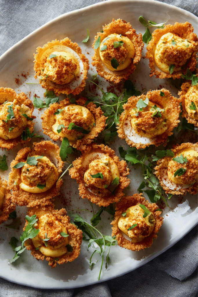 Deep-Fried Deviled Eggs