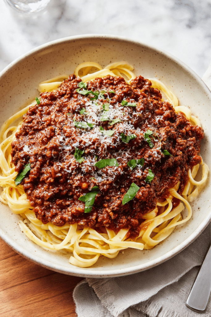 Weeknight Spaghetti Bolognese