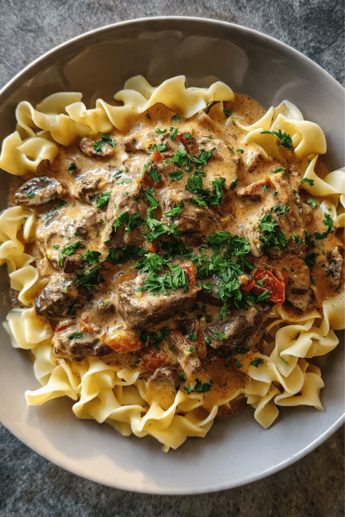 Beef Stroganoff