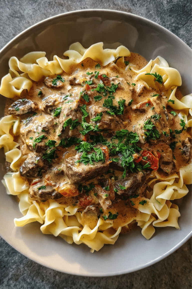 Beef Stroganoff
