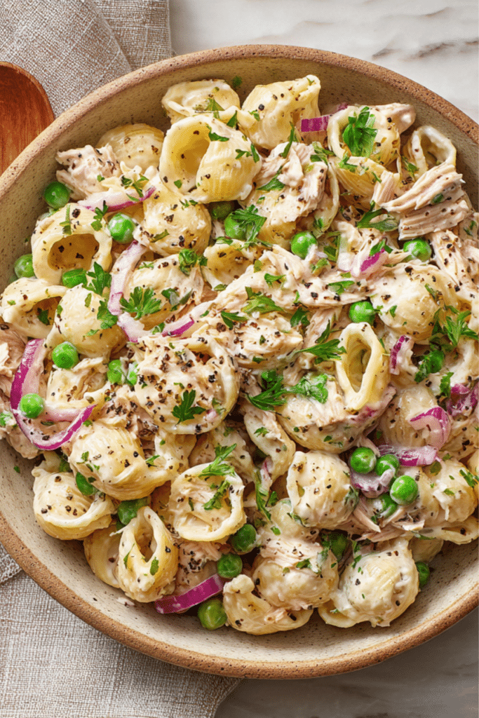 Creamy Tuna Pasta Salad