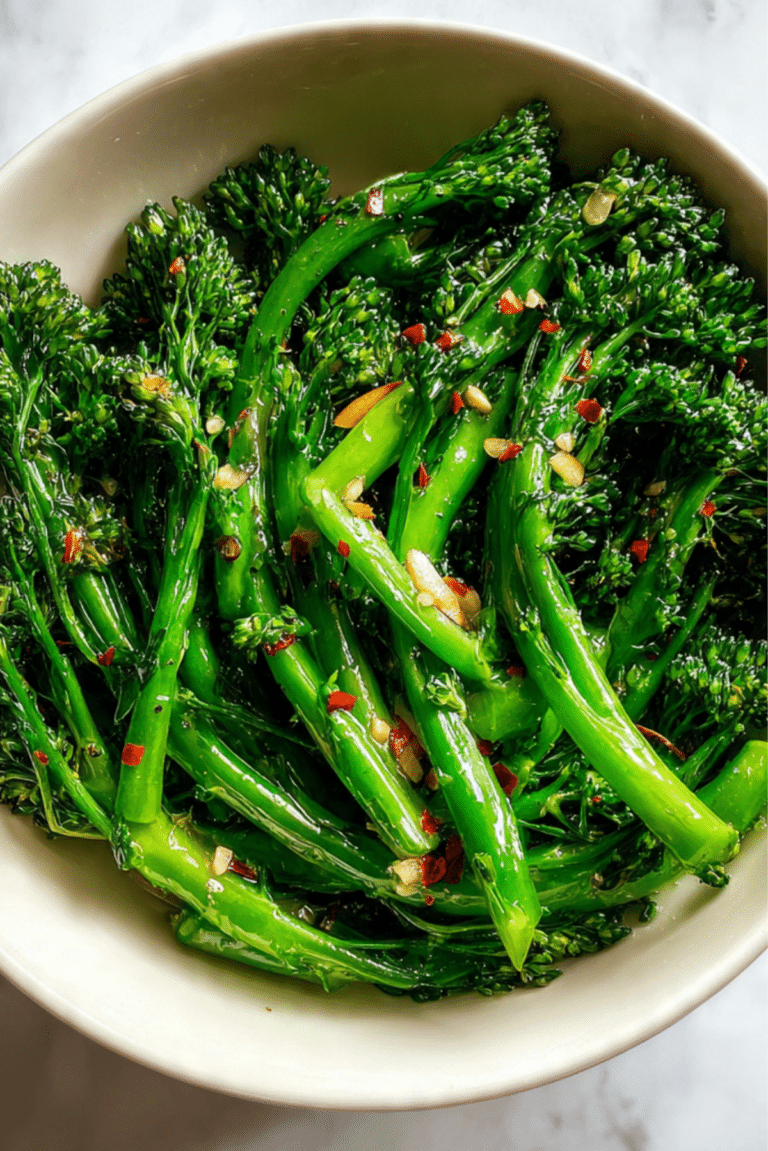 Easy 10-Minute Garlic Broccolini