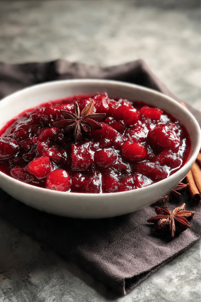 Spiced Cranberry Sauce