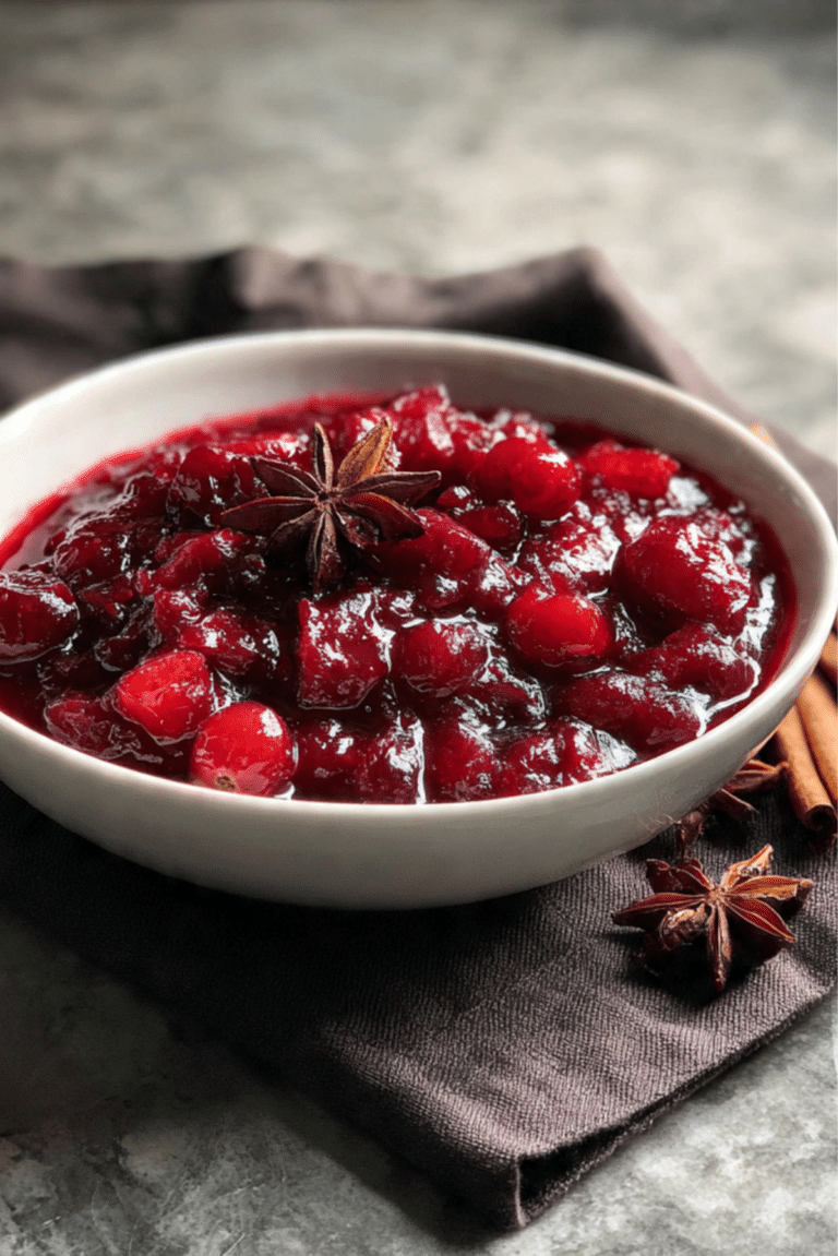 Spiced Cranberry Sauce