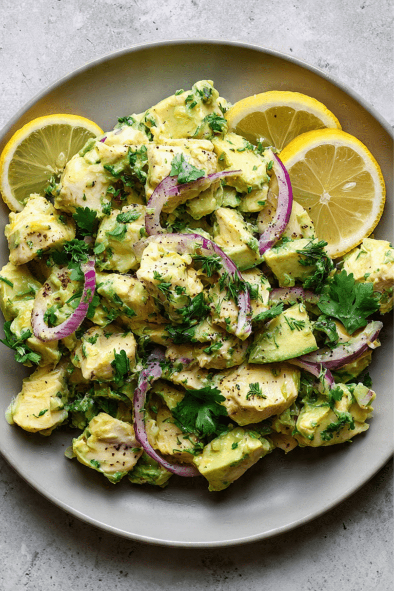Creamy Avocado Chicken Salad