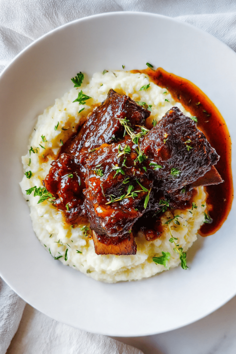 Slow-Cooker Red Wine-Braised Short Ribs