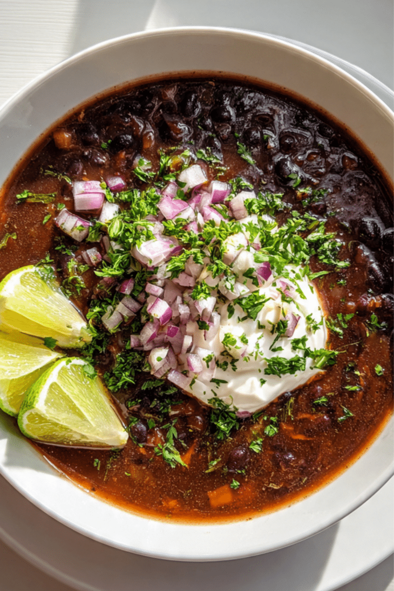 Cuban Black Bean Soup