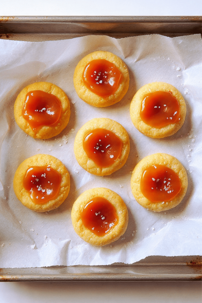 Classic Salted Caramel Thumbprints