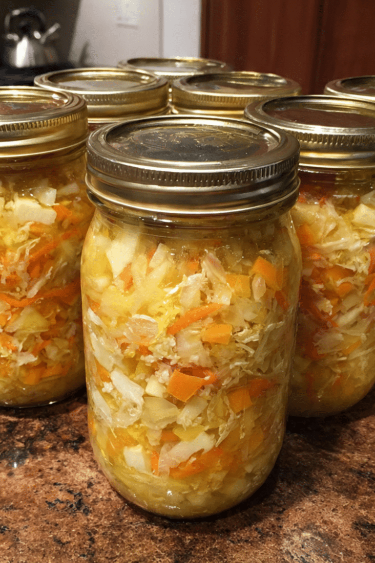Lacto-Fermented Squash and Apples