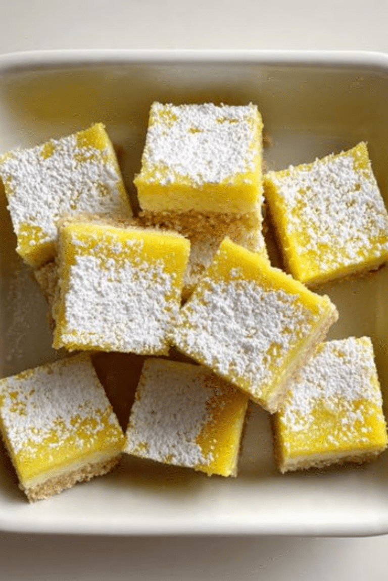 Lemon Freeze Bars