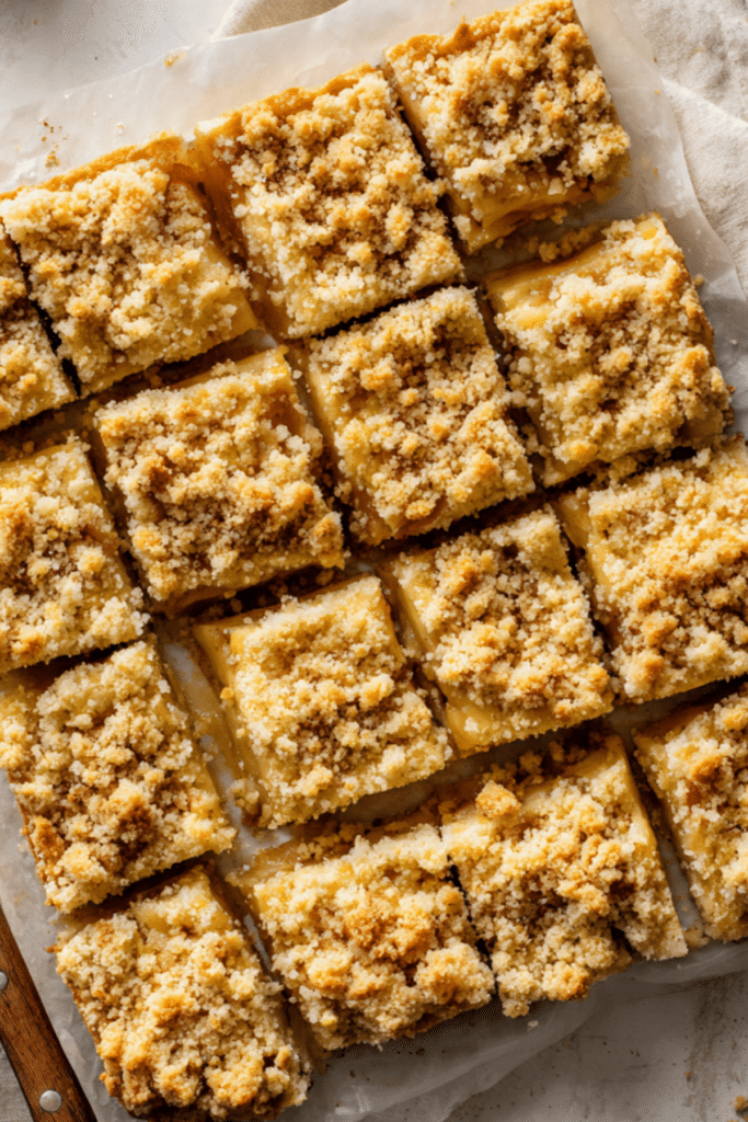 Brown Butter Apple Shortbread Bars