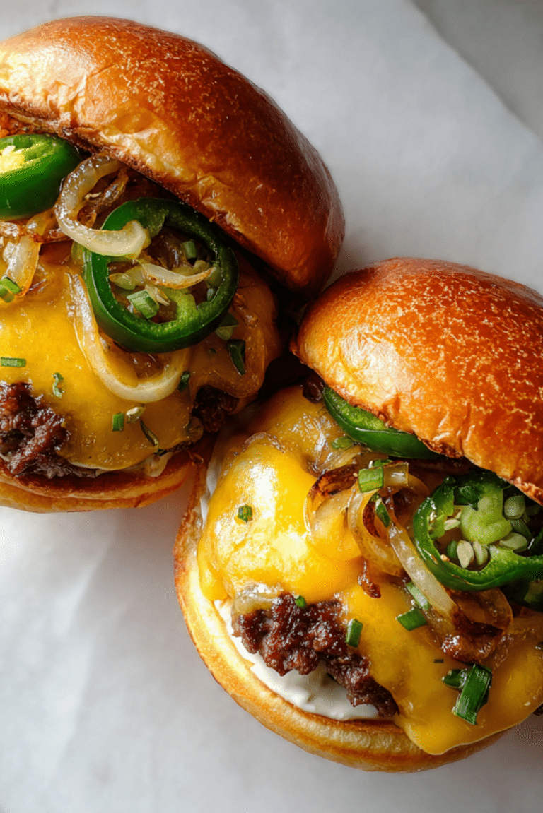 Jalapeño-Onion Smash Burgers