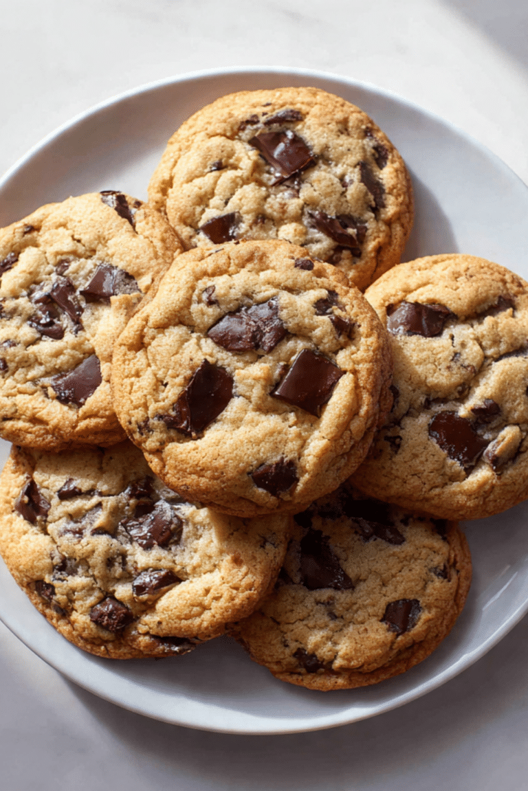 Soft and Chewy Chocolate Chip Cookies