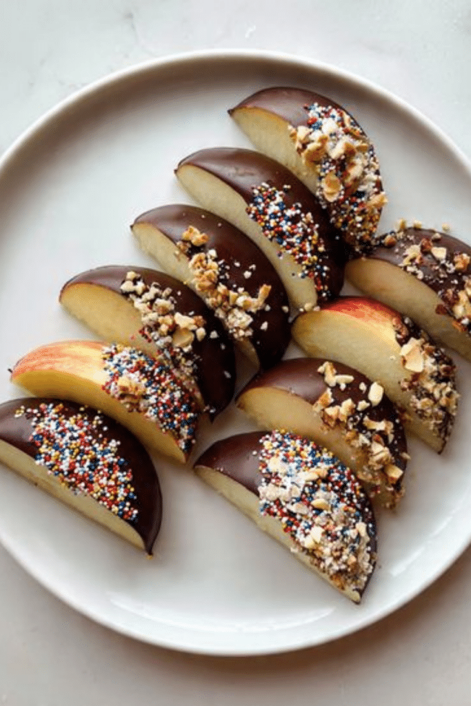 Chocolate-Dipped Apples