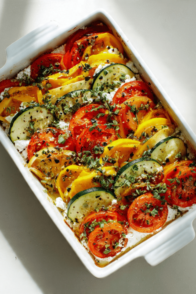 No-Bake Summer Veggie Lasagna