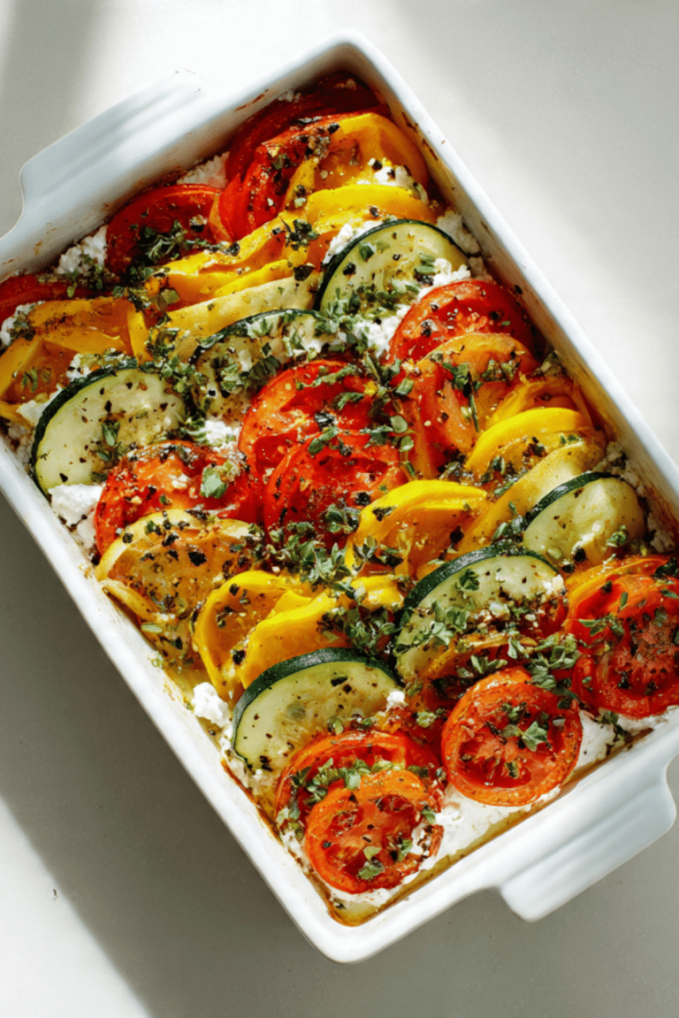 No-Bake Summer Veggie Lasagna