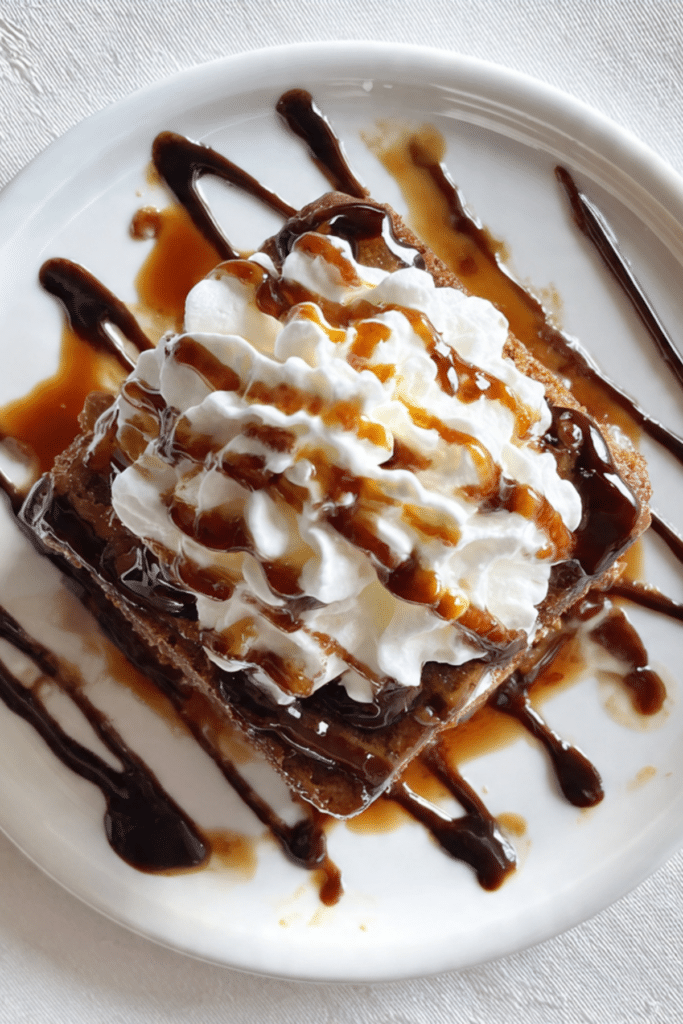 The Dreamiest Chocolate & Caramel Poke Cake