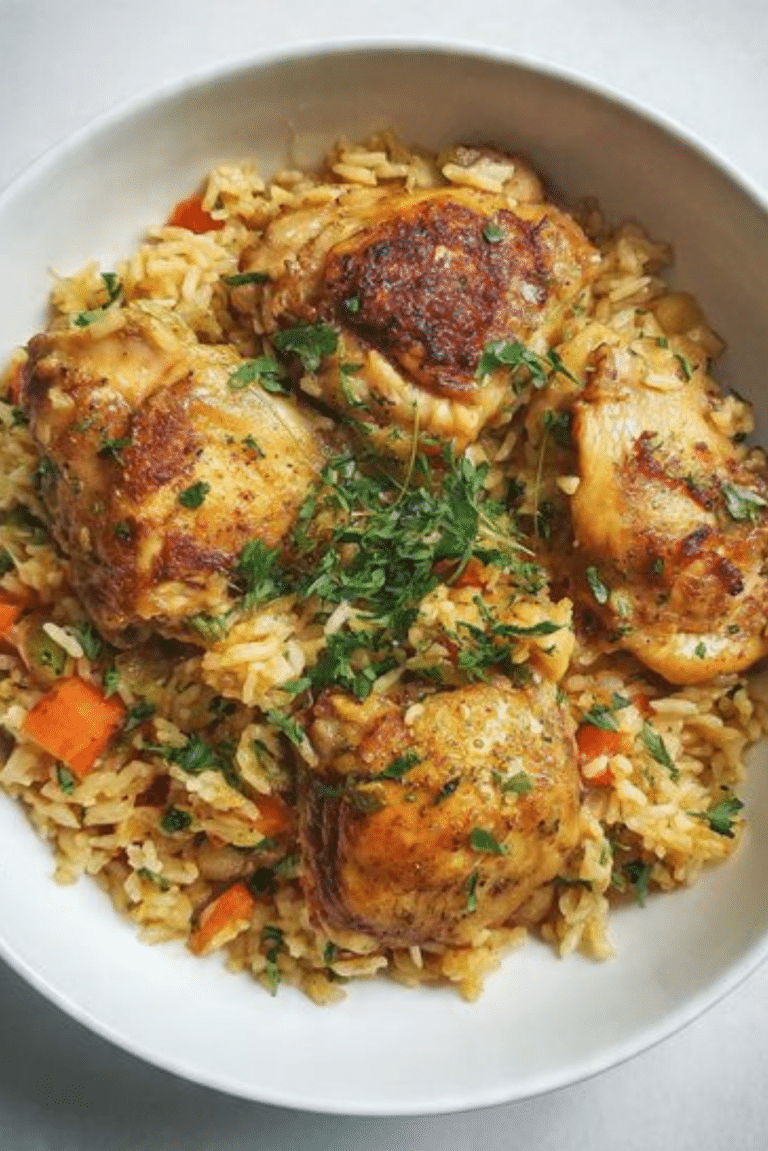 One-pot chicken & rice