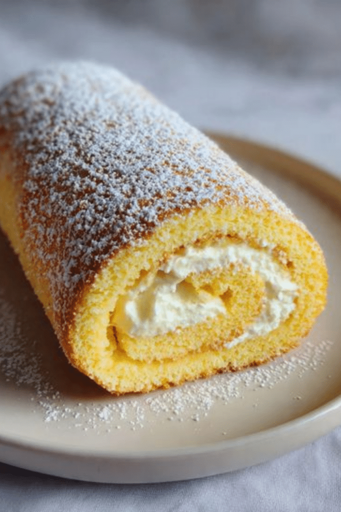 Lemon Cake Roll