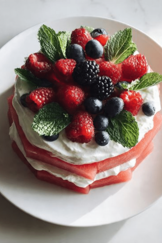 Modern Watermelon Cake