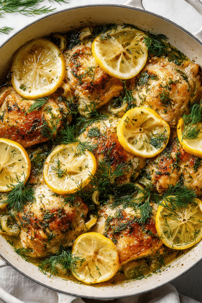 One-Pan Lemon-Dill Chicken