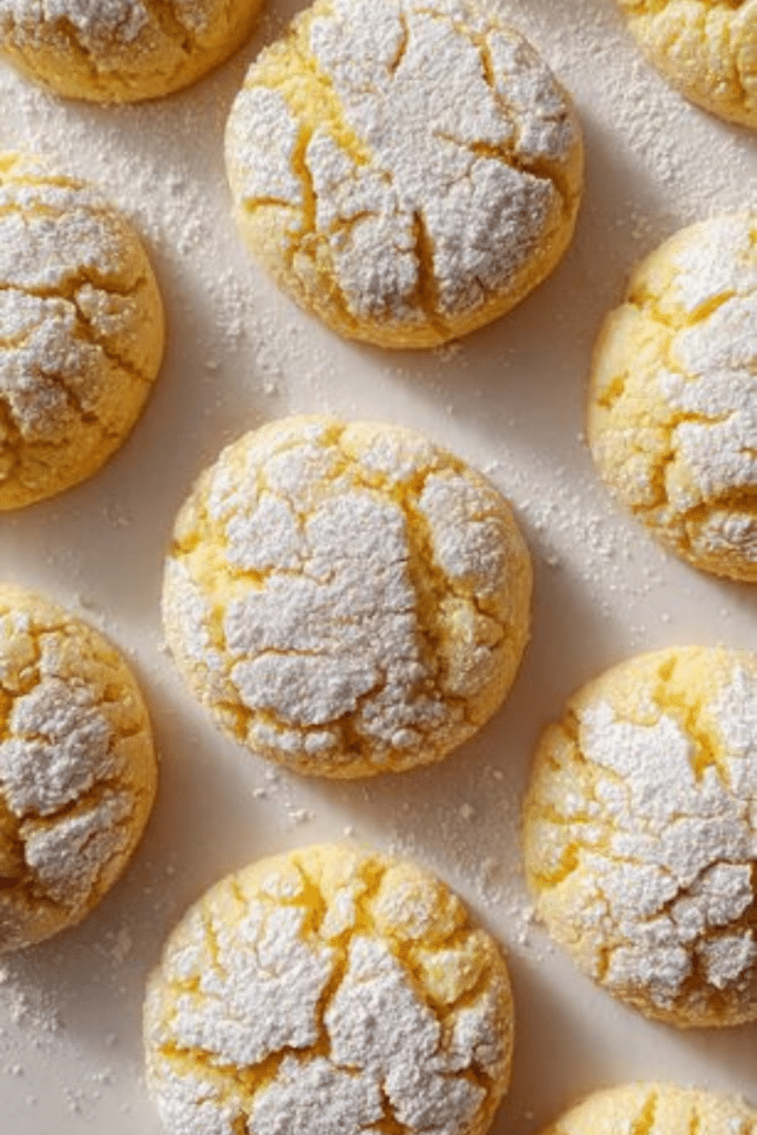 Lemon Cake Mix Cookies