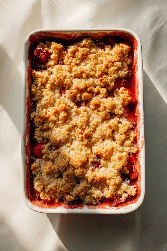 Strawberry Dump Cake