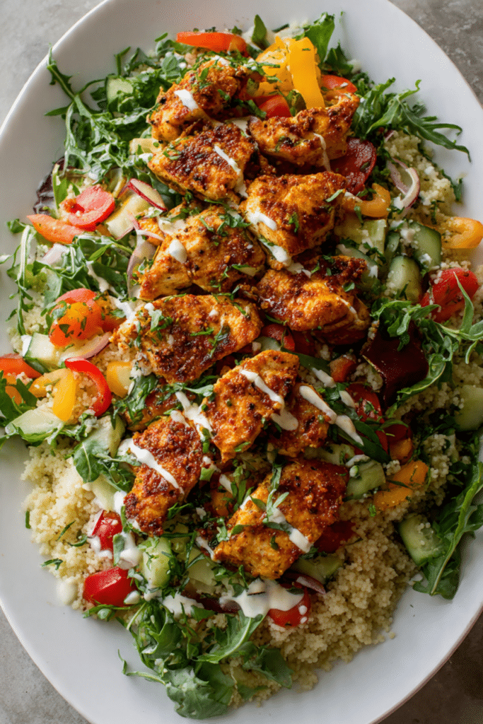 Spiced Chicken and Couscous Salad