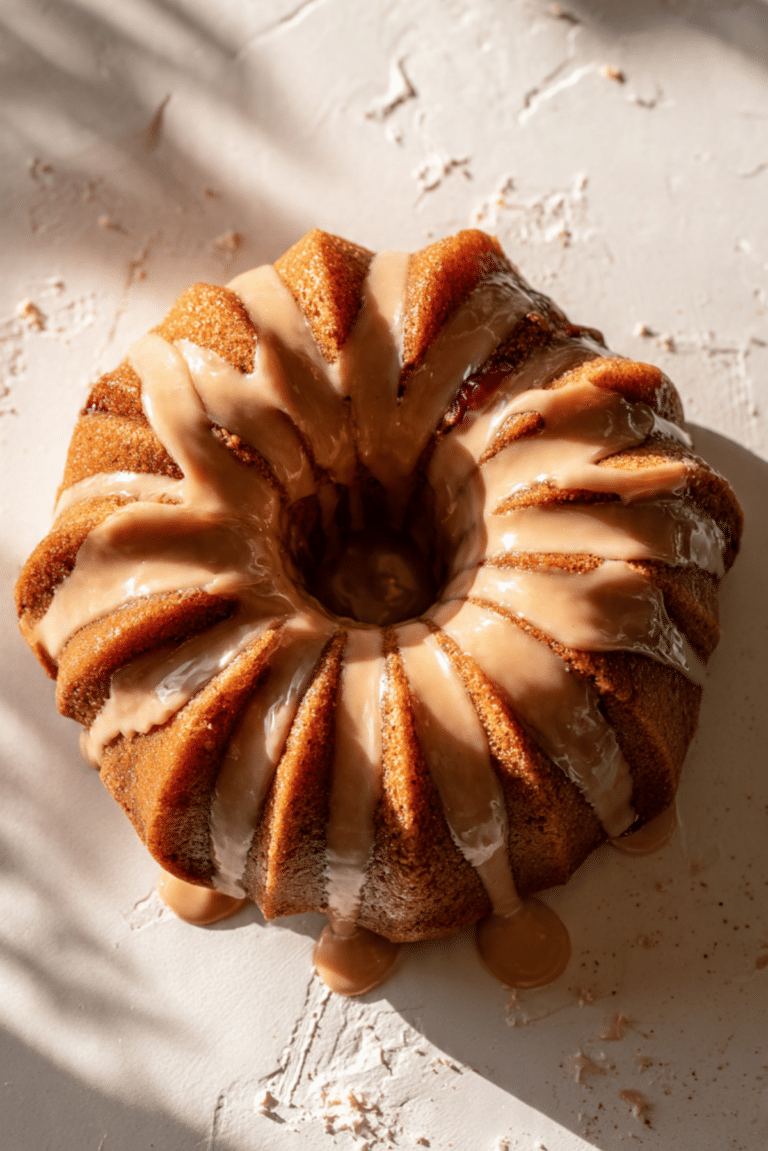 Peanut Butter and Jelly Bundt Cake
