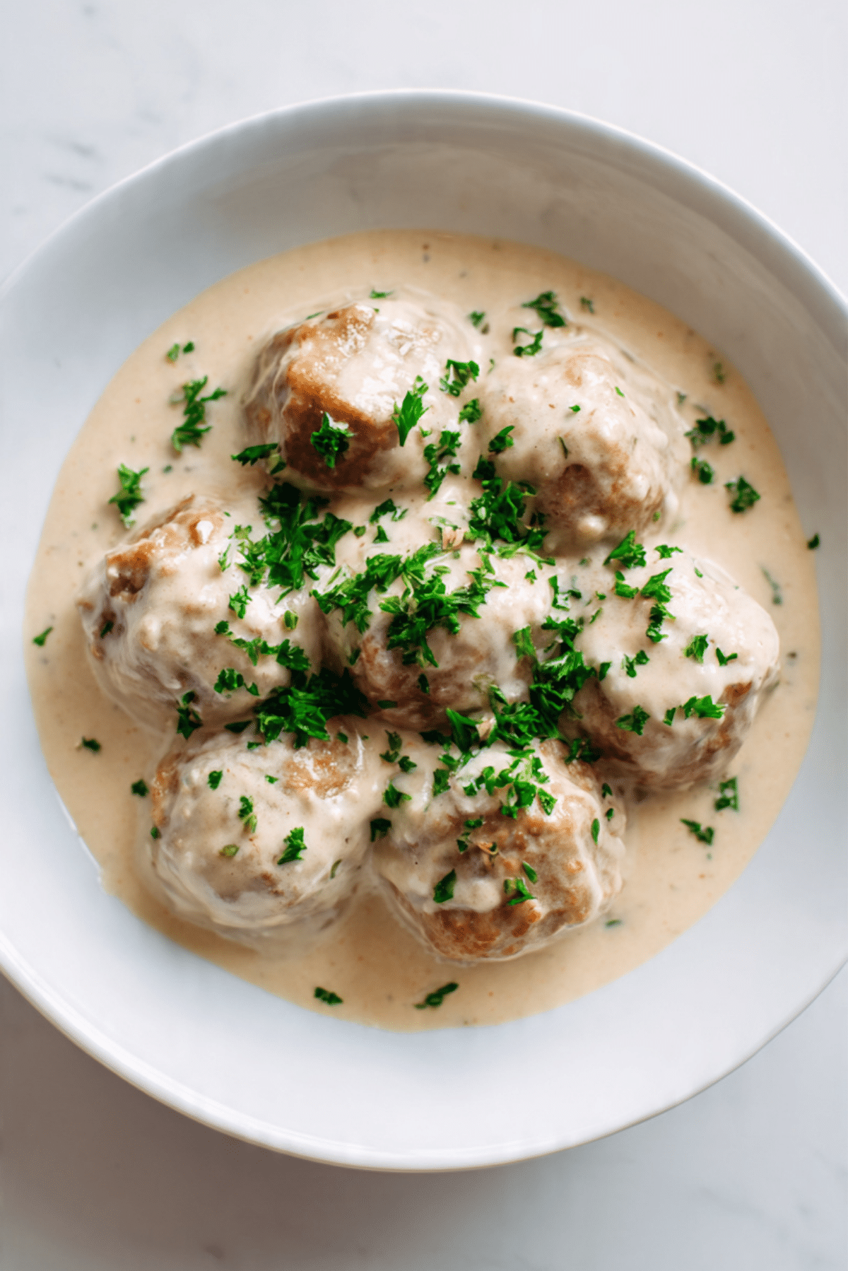 Italian Meatballs with Cream