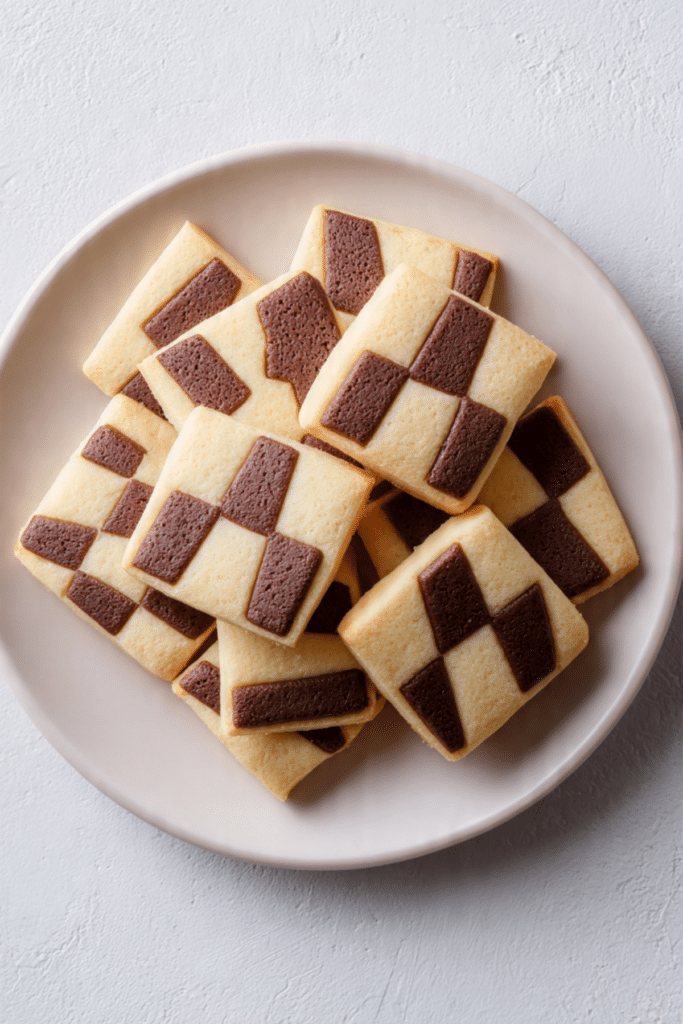 Traditional Checkerboard Cookies