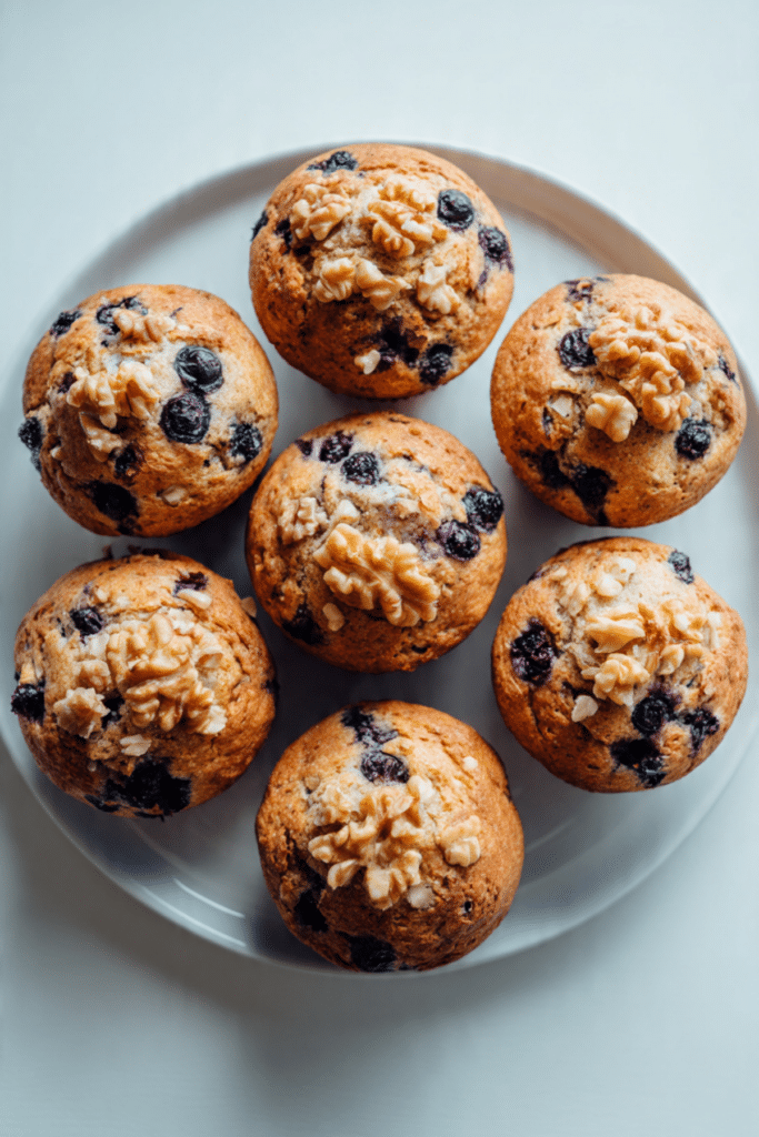 Blueberry and Walnut Muffins