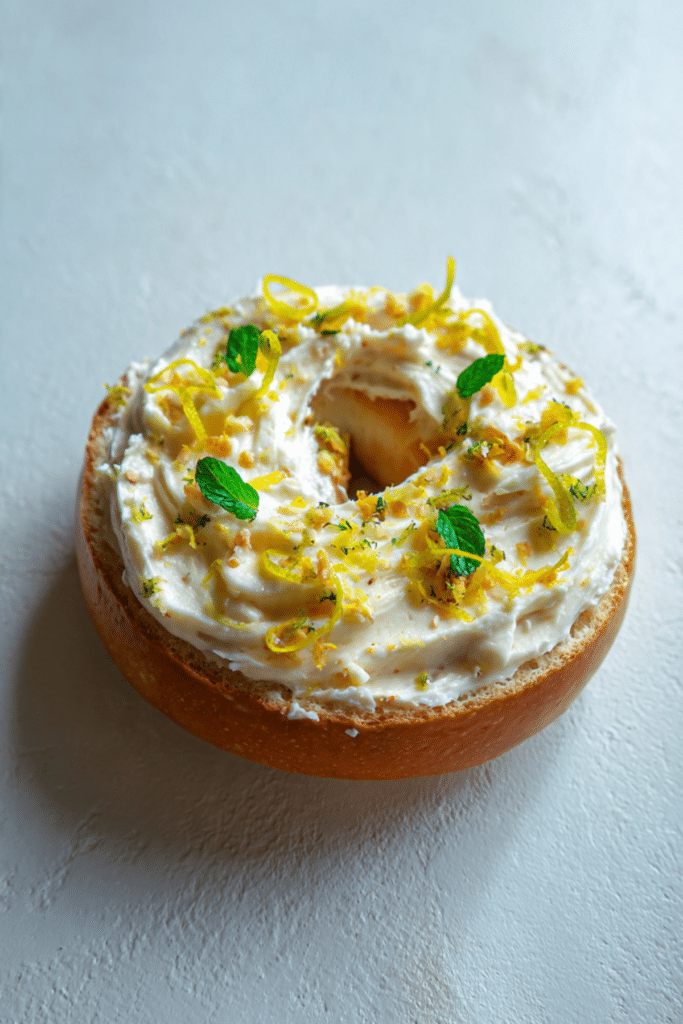 Yuzu Cream Cheese Bagel