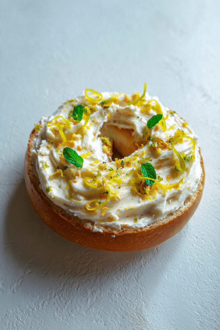 Yuzu Cream Cheese Bagel