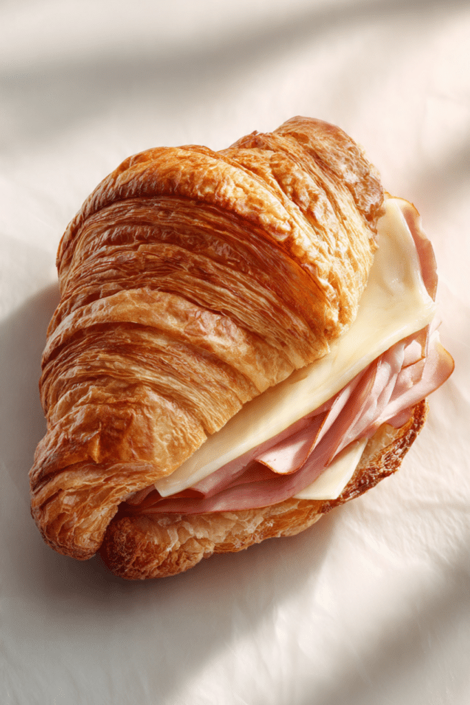 Easy Ham and Cheese Croissant