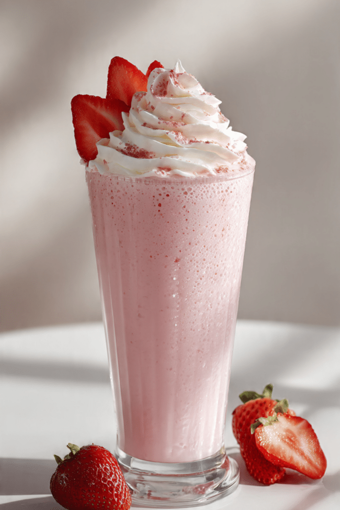 Irresistible Strawberry Milkshake