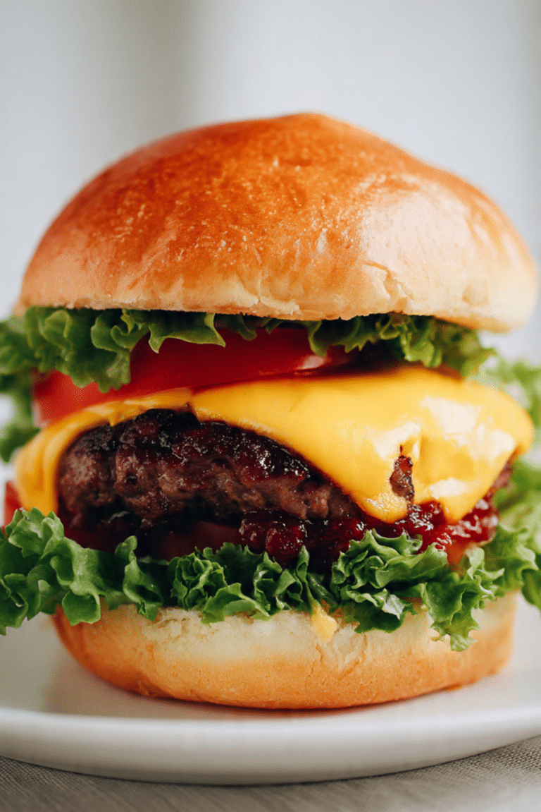 Red Cheddar Cheese Skirt Burgers