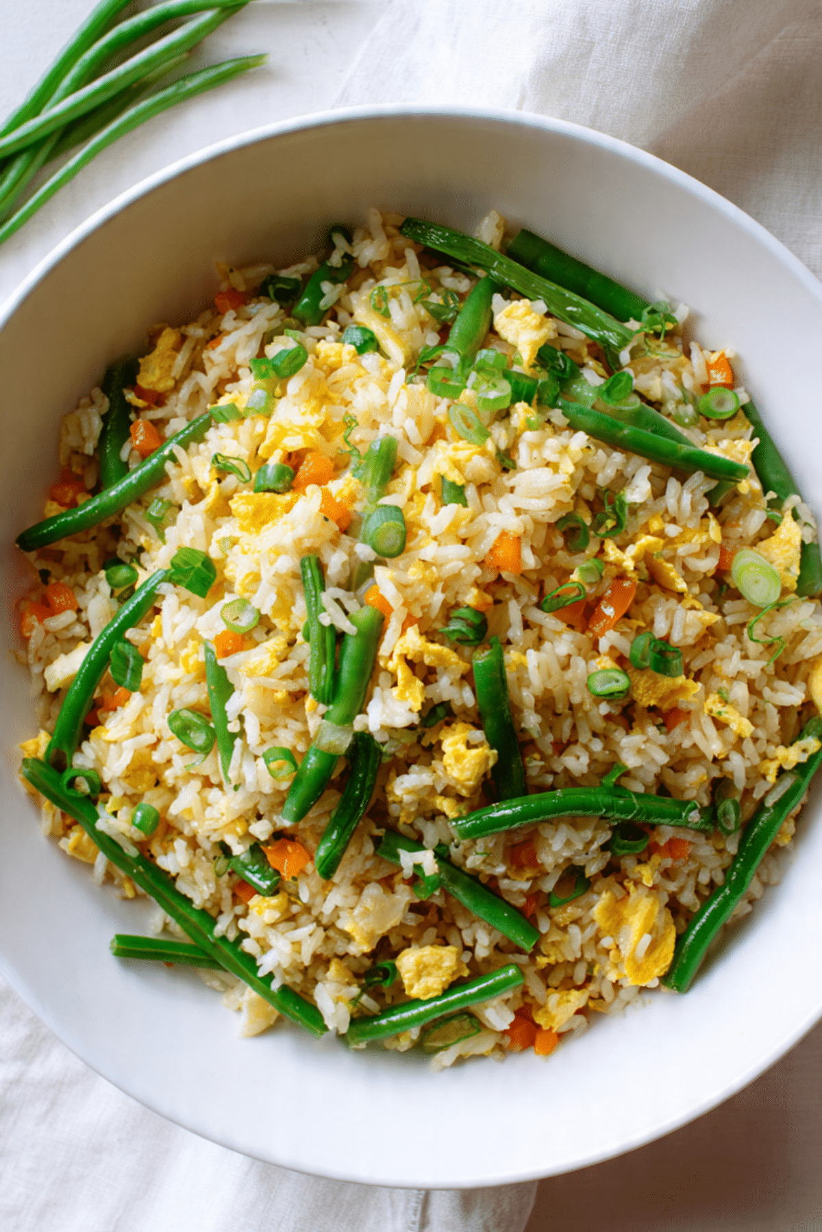 Fried Rice with Green Beans