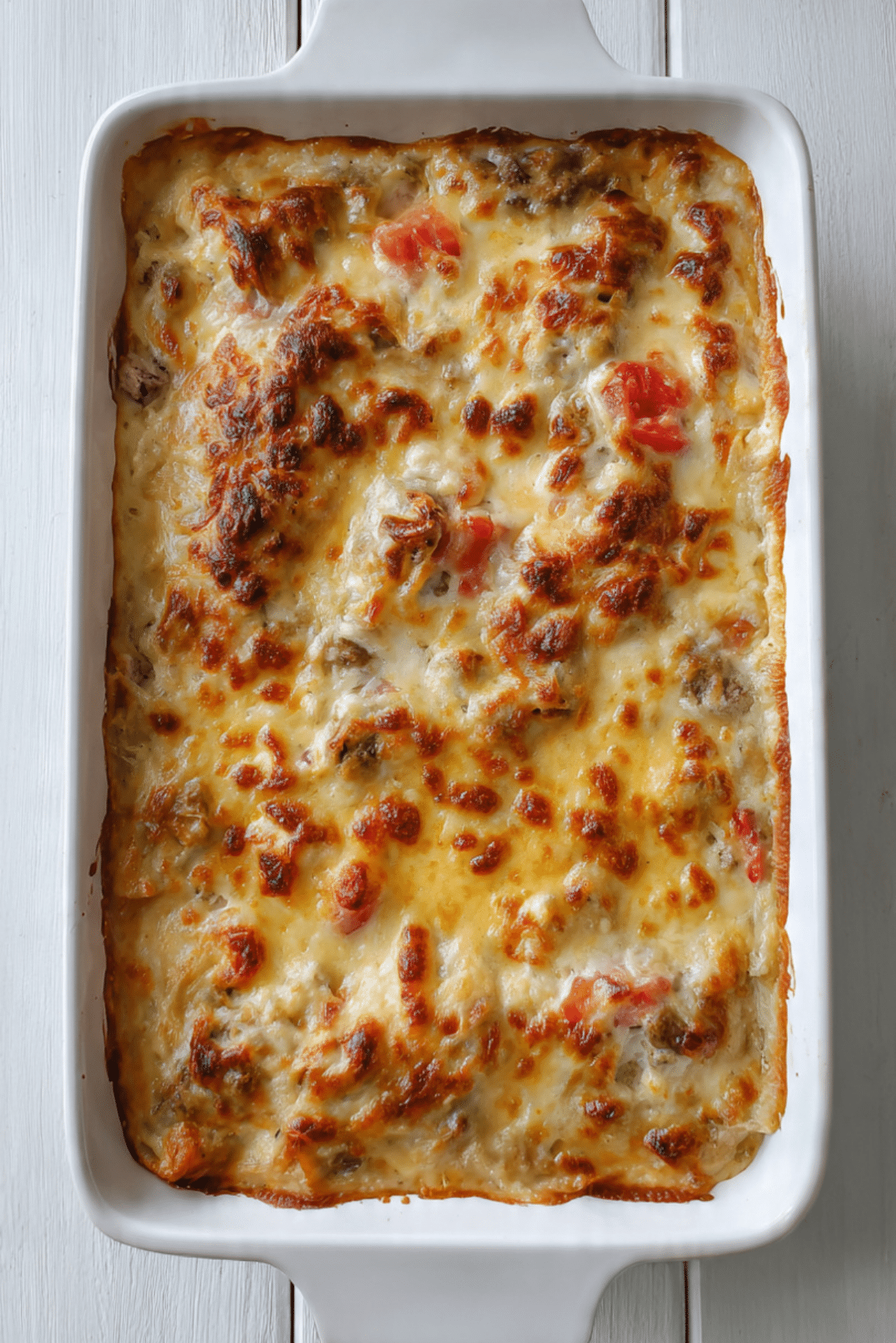 Cheesy Sardine Bake