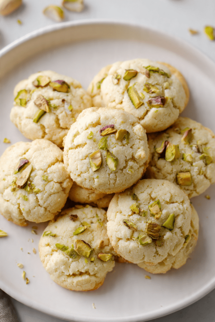 Pistachio Drop Cookies
