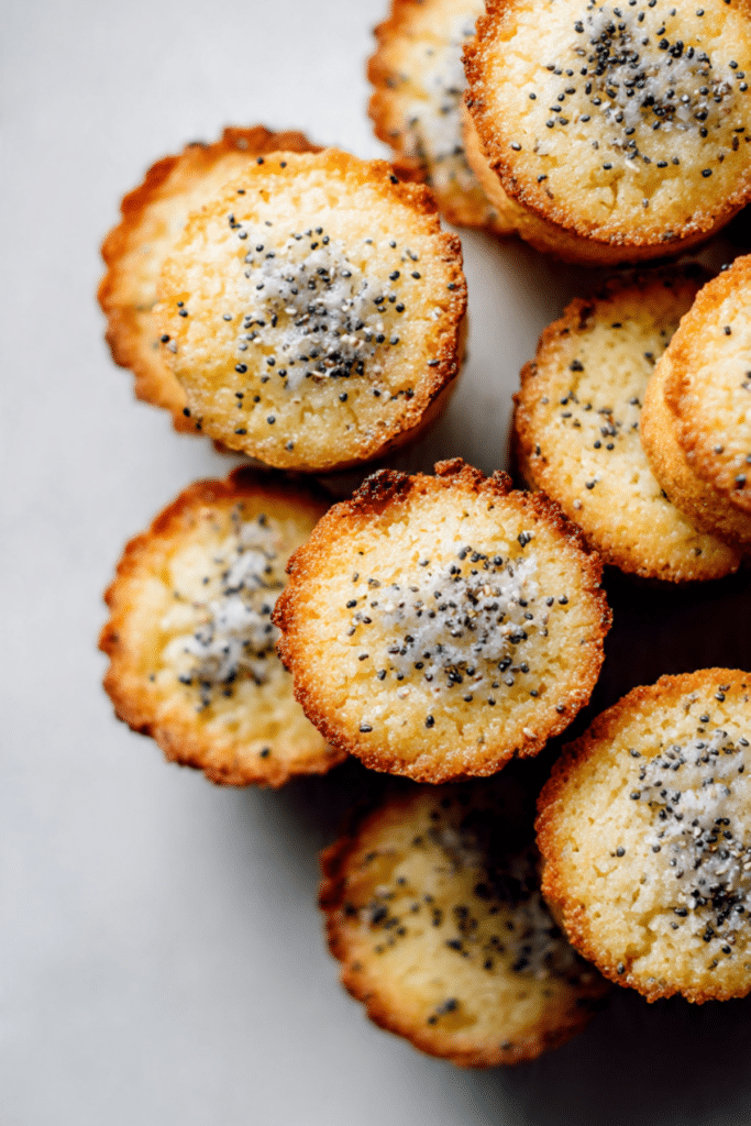 Almond Poppy Seed Tea Cakes