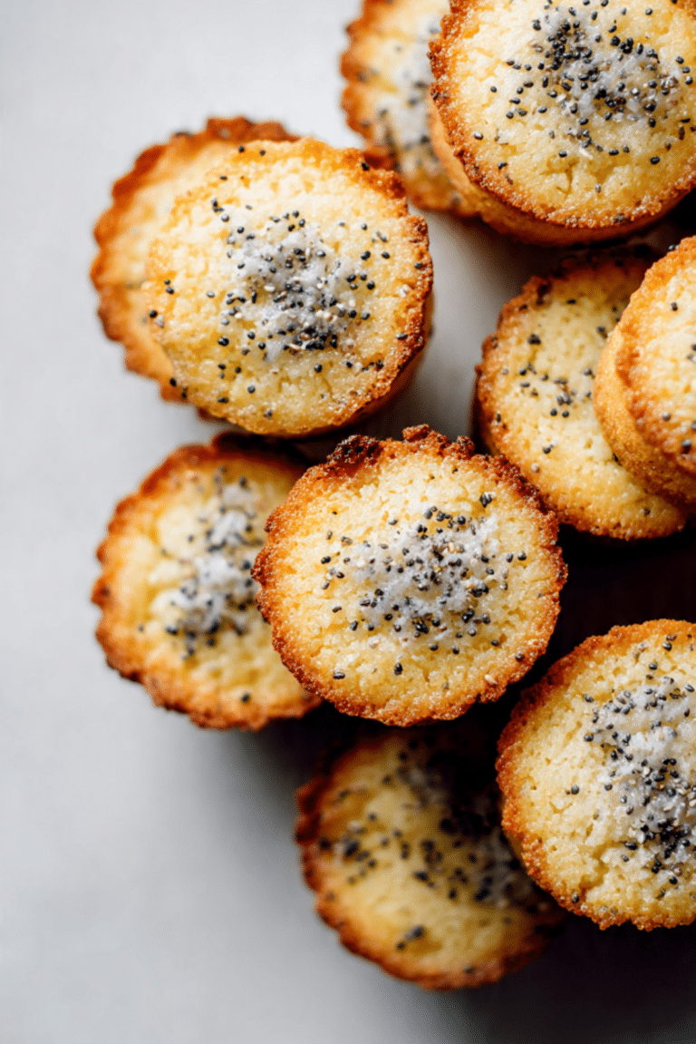Almond Poppy Seed Tea Cakes