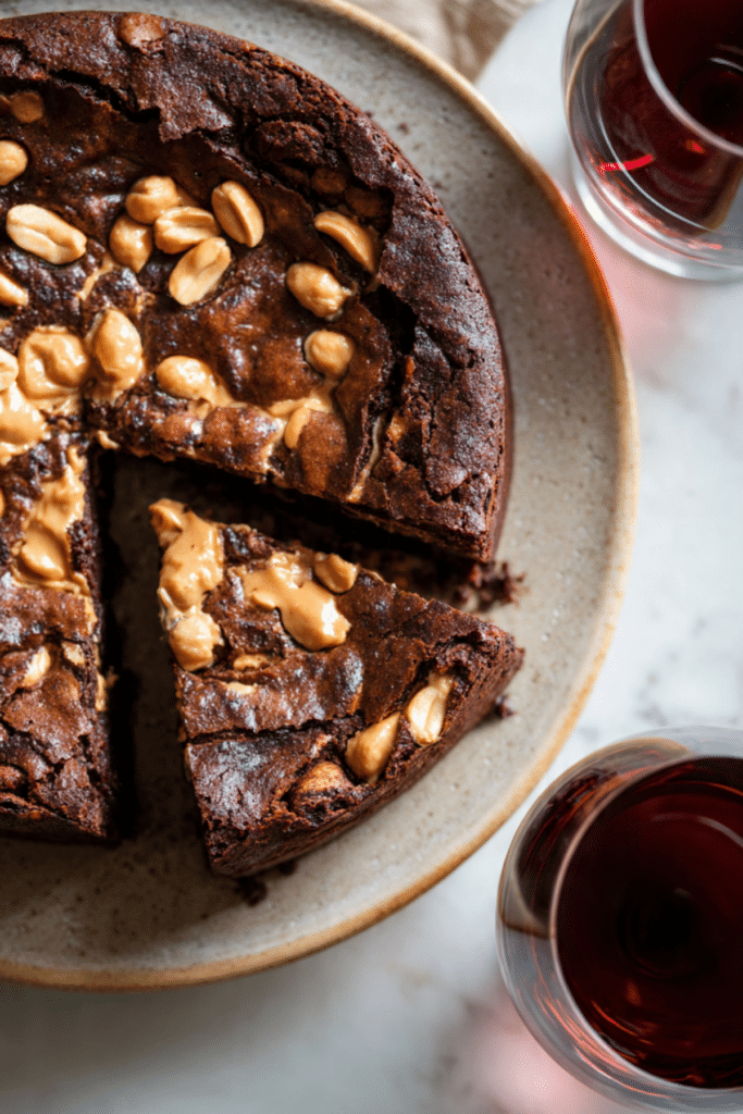 Peanut Butter Chocolate Lava Cakes