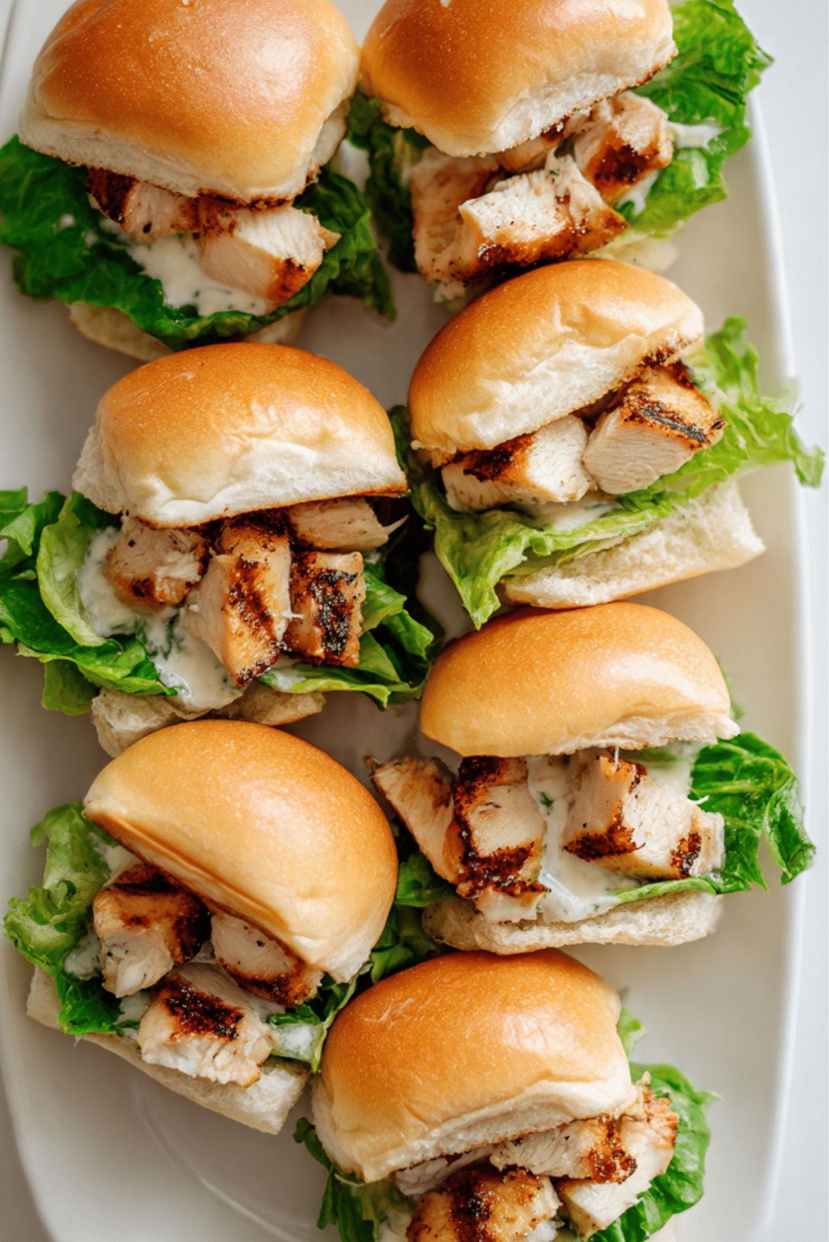Chicken Caesar Sliders