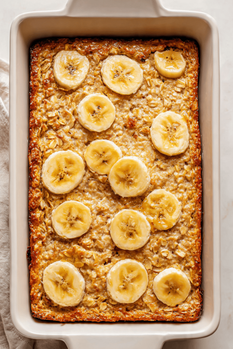 Banana Baked Oatmeal