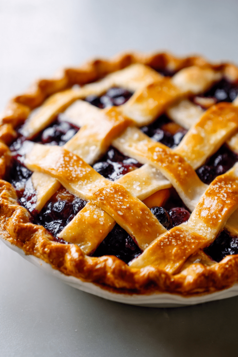 Blueberry Peach Pie